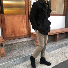 Slim Fit Casual Trousers