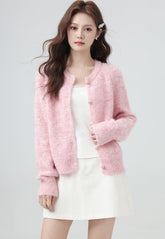 Soft Knit Cardigan Sweater Cozy Autumn Winter Style