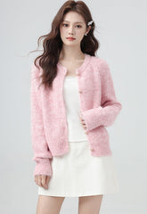 Soft Knit Cardigan Sweater Cozy Autumn Winter Style