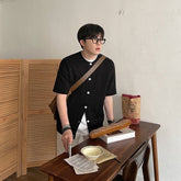 Soft Knit Short Sleeve Cardigan Sweater