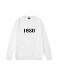 White 1980 Crewneck Sweatshirt