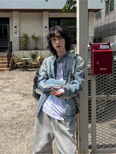 Stand Collar Denim Jacket