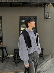 Striped Casual Long Sleeve Shirt