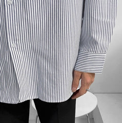 Striped Casual Long Sleeve Shirt