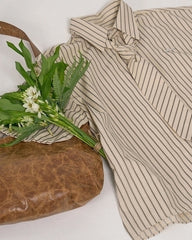 Striped Short Sleeve Casual Shirt Academy Style