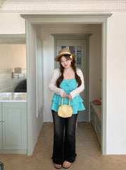 Style Loose Flare Jeans Pants