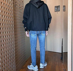Stylish Hooded Layered Jacket