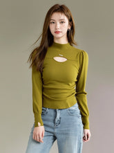 Stylish Knitted Hollow Design Top