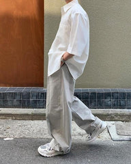 Stylish Loose Wideleg Trousers