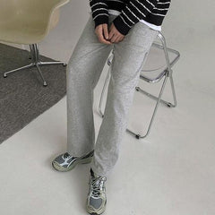 Stylish Relaxedfit Grey Trousers