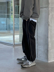 Stylish Striped Loose Casual Trousers