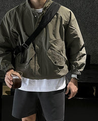 Stylish Utility Jacket Trendy Sun Protection Outerwear