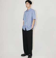 Summer Casual Loose Silk Shirt