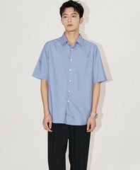 Summer Casual Loose Silk Shirt