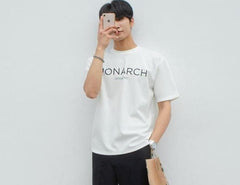 Summer Printed Loose Fit Crew Neck T-Shirt