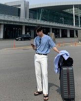 Summer White Straight Jeans