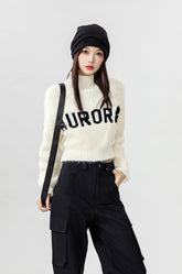 Thick Turtleneck Knit Sweater