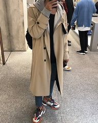 Trendy Casual Long Coat Classic Style