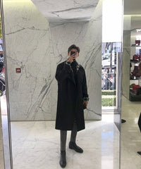 Trendy Casual Long Coat Classic Style