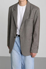 Trendy Casual Plaid Blazer Jacket
