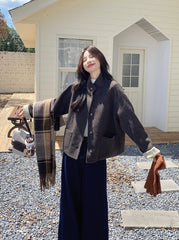 Trendy Cozy Blend Short Coat