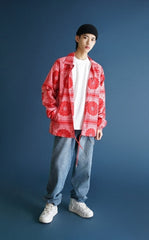 Trendy Japanese Style Casual Printed Jacket