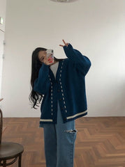 Trendy Knit Cardigan Sweater