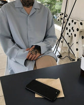 Trendy Korean Style Long Sleeve Collar Shirt