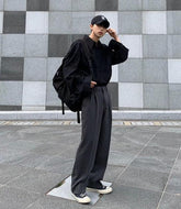 Trendy Loose Fit Casual Trousers