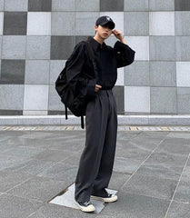 Trendy Loose Fit Casual Trousers
