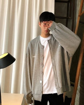 Trendy Loose Fit Casual Zip Up Hoodie