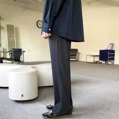 Trendy Relaxed Fit Pleated Trousers