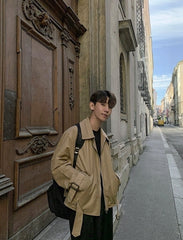 Trendy Short Casual Jacket Korean Style Fashion