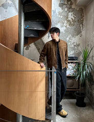 Trendy Short Jacket With Stand Collar