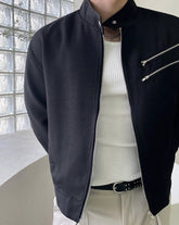 Trendy Short Stand Collar Jacket