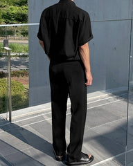 Vintage Casual Short Sleeve Shirt