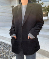 Vintage Corduroy Blazer Casual Suit Jacket