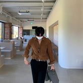 Vintage Corduroy Long Sleeve Casual Shirt