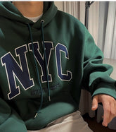 Vintage Embroidered Hoodie Pullover