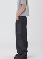 Vintage Embroidered Straight Leg Wide Pants