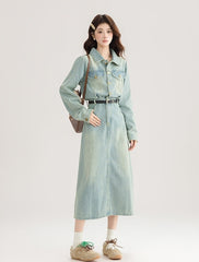 Vintage French Denim Dress