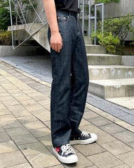 Vintage Loose Fit Denim Trousers