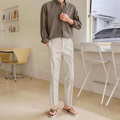 Vintage Loose Fit Long Sleeve Shirt