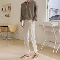 Vintage Loose Fit Long Sleeve Shirt