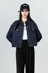 Vintage Navy Denim Jacket