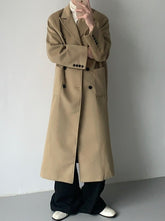 Vintage Oversized Korean Style Winter Trench Coat