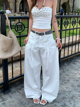 Vintage Straight Leg Wide Pants