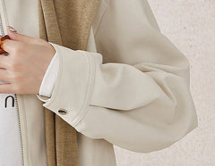 Vintage Style Pu Leather Jacket