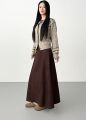 Vintage A Line Midi Skirt