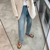 Vintage Washed Relaxed Fit Denim Jeans